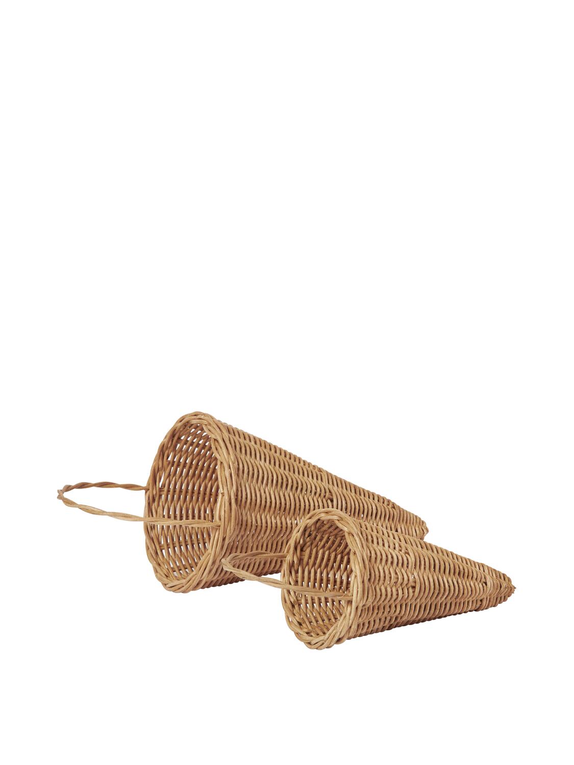 Braided Cones juleophæng, 2 stk – Natural
